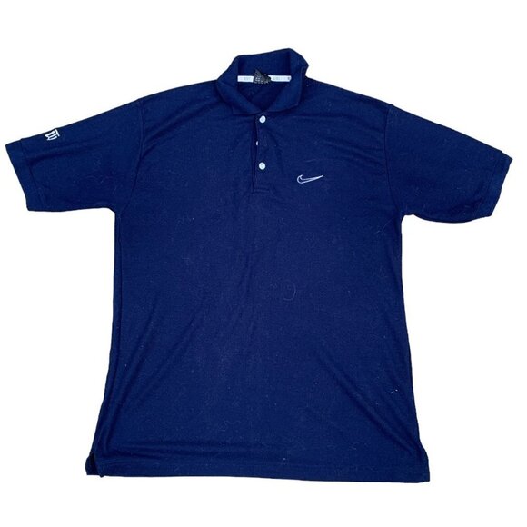 VINTAGE 90s Nike X Tiger Woods Polo Golf Shirt Large - Picture 1 of 5